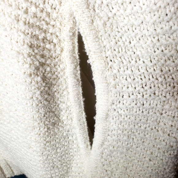 Draper James Cable Sweater Cape Sz XS/S - Picture 4 of 8